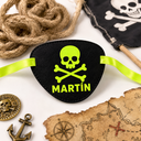 Parche pirata personalizado verde neón .webp