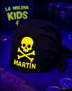 Pañuelo pirata amarillo flúor personalizado.webp