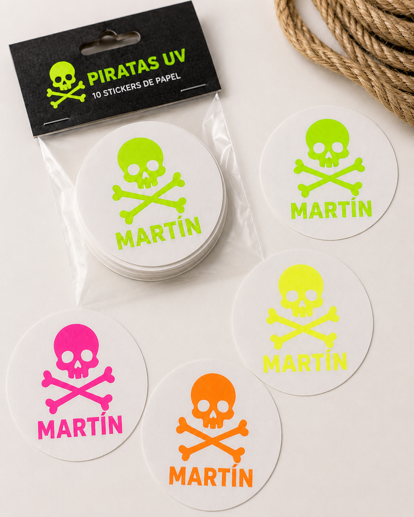 Pegatinas pirata neón personalizadas.webp