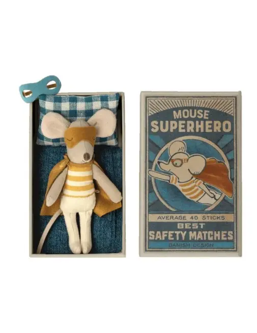 Superhero mouse in matchbox 2.webp