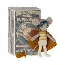 Superhero mouse in matchbox