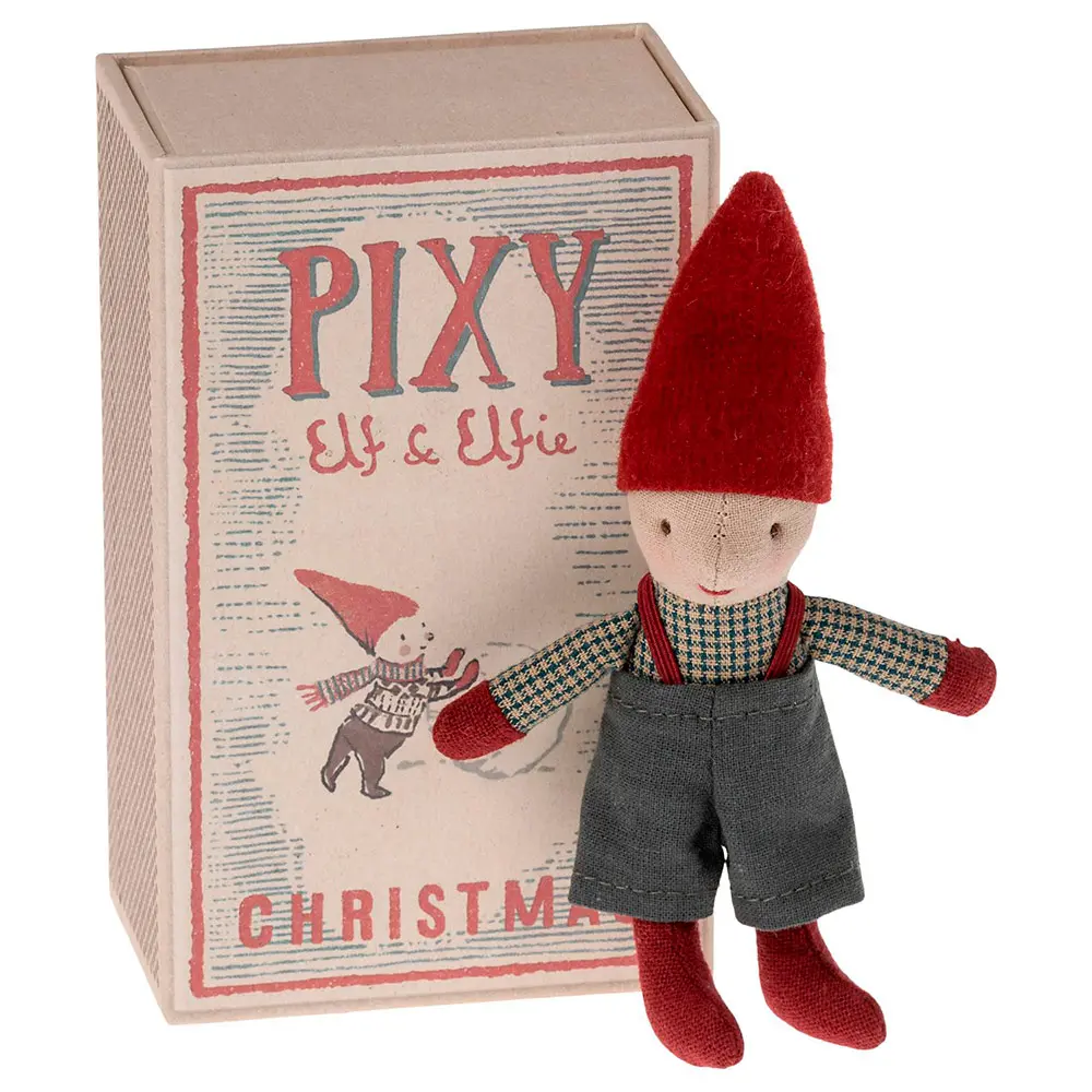 Pixy elf en caja de cerillas