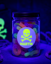 Pegatinas Pirata neón Personalizadas en Papel