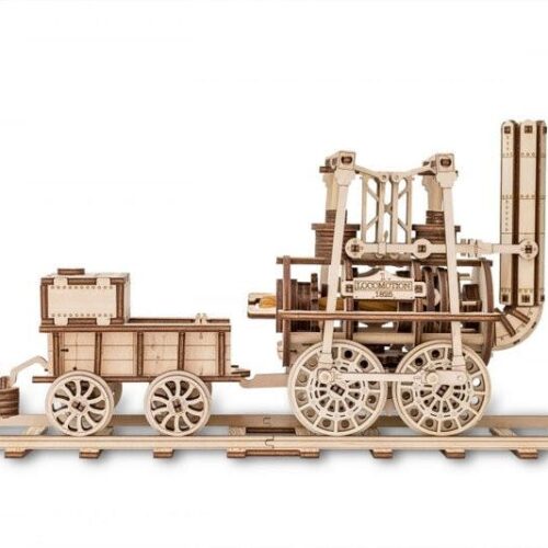 Puzzle 3D Locomotora madera