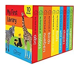 libros de cartón con imágenes realistas regalo Montessori para niños de 3 años