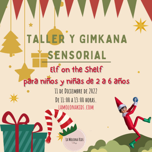 Taller sensorial y gimkana sensorial Elf on the Shelf