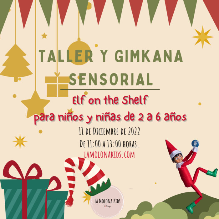 Taller sensorial y gimkana sensorial Elf on the Shelf